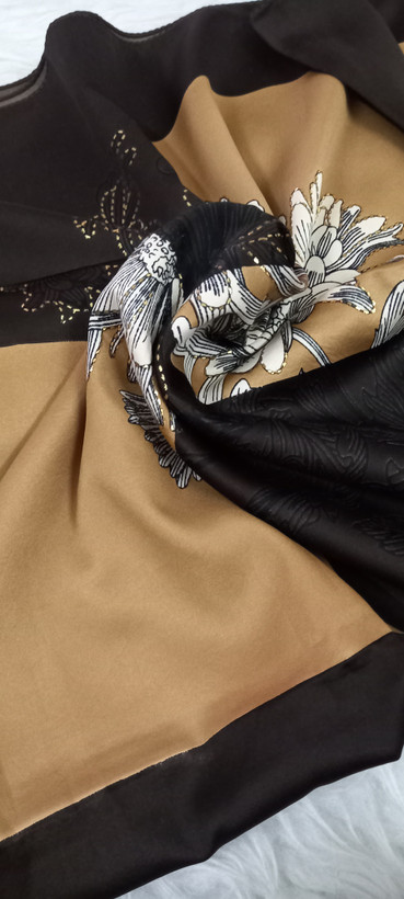 روسری ساتن ابریشم